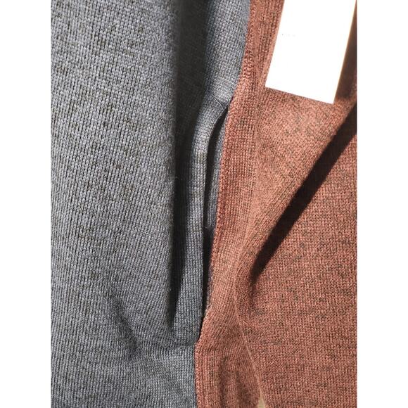 Men’s Supersoft Sweater Fleece Pullover – Burgundy & Navy – Size XL – NWT - Picture 4 of 11